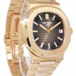 Patek Philippe Nautilus 5711 18K Rose Gold Brown Dial Watch B/P '16 5711/1R-001