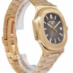 Patek Philippe Nautilus 5711 18K Rose Gold Brown Dial Watch B/P '16 5711/1R-001