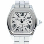 Cartier Roadster Large Steel Mens Automatic Watch B/P + Bonus W6206017 3312