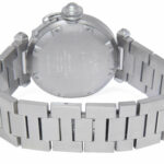 Cartier Pasha C Steel Salmon Grid Dial Ladies 35mm Automatic Watch W31024M7 2324