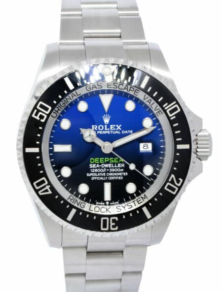 Rolex Cameron Deepsea Sea-Dweller D-Blue Steel/Ceramic 44mm Watch B/P '21 126660