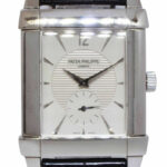 Patek Philippe 5111 Gondolo 18k White Gold Silver Dial Mens Manual Watch 5111G