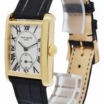 Patek Philippe 5014 Gondolo 18k Yellow Gold Silver Dial Mens Manual Watch 5014J