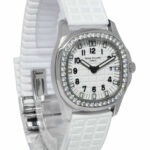 Patek Philippe Aquanaut Luce Steel Diamond White Dial Ladies 28mm Watch 4961