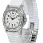 Patek Philippe Aquanaut Luce Steel Diamond White Dial Ladies 28mm Watch 4961