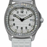 Patek Philippe Aquanaut Luce Steel Diamond White Dial Ladies 28mm Watch 4961