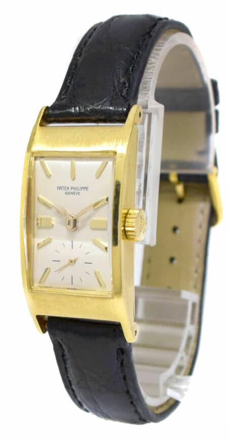 Patek Philippe Art Deco 18k Yellow Gold Manual Windup Watch 425J