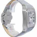 Cartier Santos 100XL Steel Anniversary Edition Silver Dial Men's Watch 2656