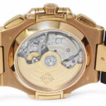 Patek Philippe 5980 Nautilus Chronograph 18k Re Gold Chocolate B/Ps '10 5980R