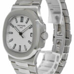 Patek Philippe Nautilus 5711 Steel Silver Dial Mens Watch B/P '16 5711/1A