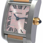 Cartier Tank Francaise 18k Rose Gold/Steel 160th Anniversary Ladies Watch 2384