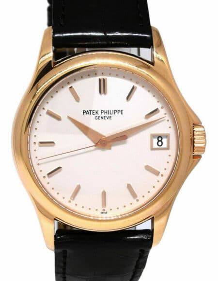 Patek Philippe Calatrava 5127 18k Rose Gold Mens 37mm Watch Box/Papers 5127R