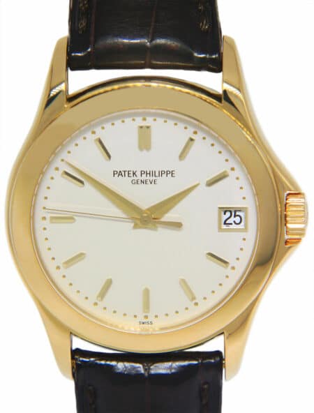 Patek Philippe Calatrava 5107 18k Yellow Gold Mens 37mm Automatic Watch 5107J