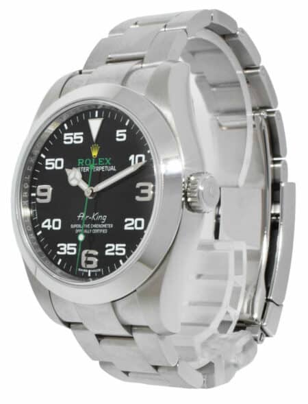 Rolex Air-King Stainless Steel Black Dial Mens 40mm Automatic Watch 116900