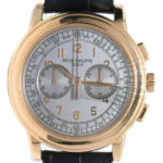 Patek Philippe 5070 18K Rose Gold Chronograph Mens Watch Box/Papers '05 5070R