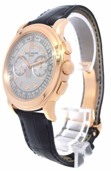 Patek Philippe 5070 18K Rose Gold Chronograph Mens Watch Box/Papers '05 5070R