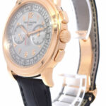 Patek Philippe 5070 18K Rose Gold Chronograph Mens Watch Box/Papers '05 5070R