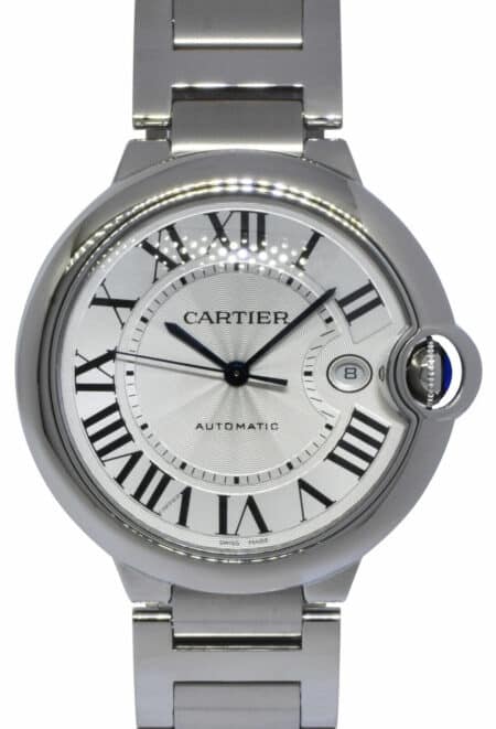 Cartier Ballon Bleu 42mm Steel Automatic Watch Box/Papers 2018 W69012Z4 3765