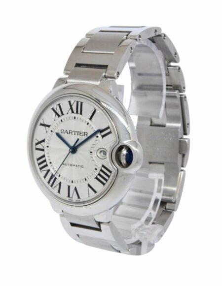 Cartier Ballon Bleu 42mm Steel Automatic Watch Box/Papers 2018 W69012Z4 3765