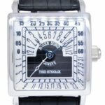 Roger Dubuis Golden Square Triple Retrograde 18k White Gold Mens 40mm Watch G40