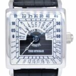 Roger Dubuis Golden Square Triple Retrograde 18k White Gold Mens 40mm Watch G40