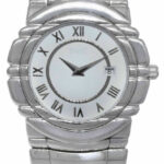 Piaget Tanagra 18k White Gold 35mm White Roman Dial Quartz Watch 17041 M 401 D