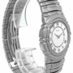 Piaget Tanagra 18k White Gold 35mm White Roman Dial Quartz Watch 17041 M 401 D