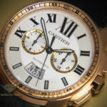 Cartier Calibre 18k Rose Gold Silver Dial 42mm Watch Box/Papers 3577 W7100044