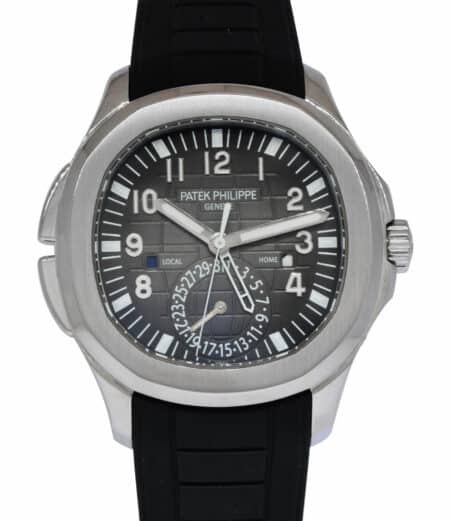 Patek Philippe 5164 Aquanaut Dual Time Steel 
Rubber Watch Box/Papers '13 5164A