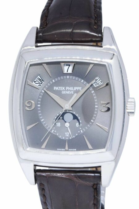 Patek Philippe Gondolo Calendario 18k White Gold Mens Watch  Box/Papers 06 5135G