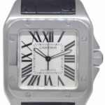 Cartier Santos 100XL Stainless Steel Silver Dial Men's Watch 2656