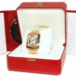 Cartier Tank Anglaise 18k Rose Gold Large Mens Watch Box/Papers W5310002 3504