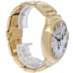 Cartier Ballon Bleu XL 44mm Chronograph 18k Yellow Gold Mens Watch W6920008 3106