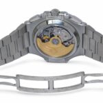 Patek Philippe Nautilus 5980 Chronograph Steel Blue Dial Watch B/P '13 5980/1A