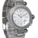 Cartier Pasha 18k White Gold Diamond Dial/Bezel Ladies 32mm Automatic Watch 2398