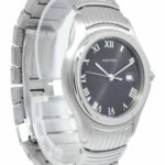 Cartier Panthere Cougar Steel Black Dial Ladies 33mm Quartz Watch 120000 R