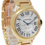 Cartier Ballon Bleu 36mm 18k Yellow Gold Silver Dial Auto Watch WGBB0011  3002