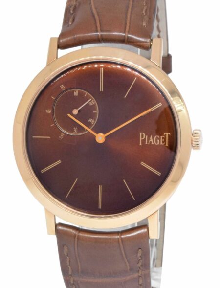 Piaget Altiplano 18k Rose Gold Mens Limited Mechanical Wind 40mm Watch GAO34113