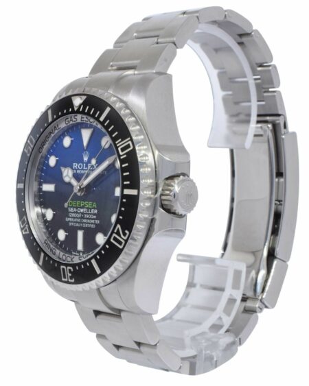 Rolex Cameron Deepsea Sea-Dweller D-Blue Steel/Ceramic 44mm Watch B/P '18 126660