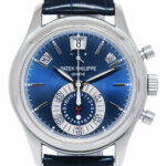 Patek Philippe 5960 Annual Calendar Chronograph Platinum Watch Box/Papers 5960P