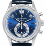 Patek Philippe 5960 Annual Calendar Chronograph Platinum Watch Box/Papers 5960P