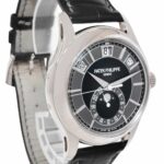 Patek Philippe Annual Calendar 5205 18k White Gold Black/Gray Dial Watch 5205G