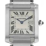 Cartier Tank Francaise Stainless Steel Quartz Ladies Midsize Watch 2465