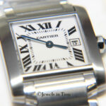 Cartier Tank Francaise Stainless Steel Quartz Ladies Midsize Watch 2465