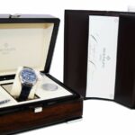 Patek Philippe Perpetual Calendar White Gold Blue Dial Mens 39mm Watch B/P 5327g