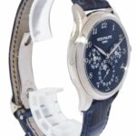 Patek Philippe Perpetual Calendar White Gold Blue Dial Mens 39mm Watch B/P 5327g