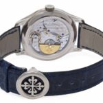 Patek Philippe Perpetual Calendar White Gold Blue Dial Mens 39mm Watch B/P 5327g