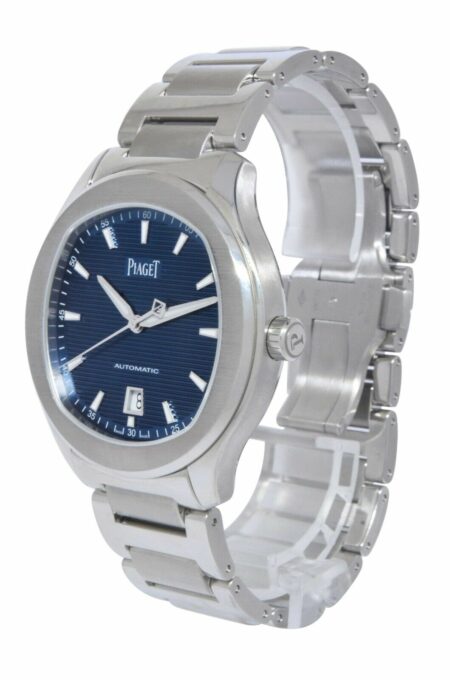 Piaget Polo S Blue Dial Steel Mens 42mm Automatic Watch +Box P11268 G0A41002