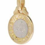 Bvlgari Sagittarius 18k Yellow 
White Gold Horoscope Zodiac Pendant Charm