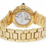 Cartier Pasha Power Reserve GMT 18k Yellow Gold Mens 38mm Watch W3014456 2395